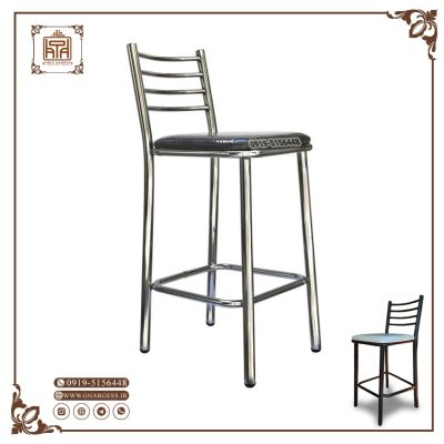 قیمت صندلی کانتر و اپن فلزی آروندمدل مهسا چرمی