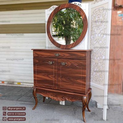 کنسول جاکفشی آینه دار طرح پیچک